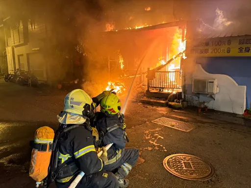 屏東刺青店疑遭縱火!妻死夫重傷 3年衰遇2次火災