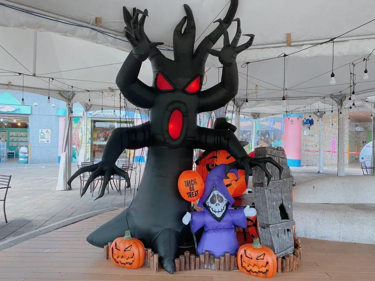 兒童新樂園今舉辦萬聖節變裝點心趴。北捷提供