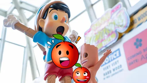 不是鼻子!小木偶說謊那個器官「變長變硬」了 玩偶造型「毋湯」驚動警察