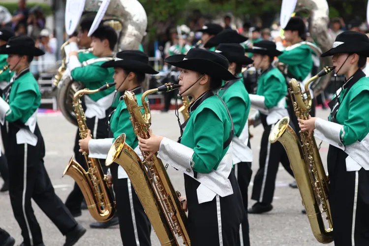 翡翠騎士帶來多首台灣人耳熟能詳的曲目。彭欣偉攝