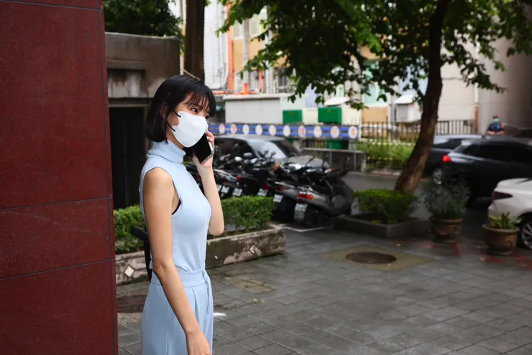 徐千晴被網友封為民眾黨第一美女。彭欣偉攝