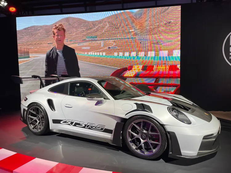 現場展出最新世代保時捷911 GT3 RS。林浩昇攝