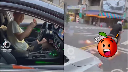 4輪猴對決2輪猴!超車秒變「炸寒單」 網譏:有夠北七