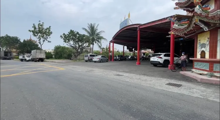 案發現場青龍宮。翻攝畫面