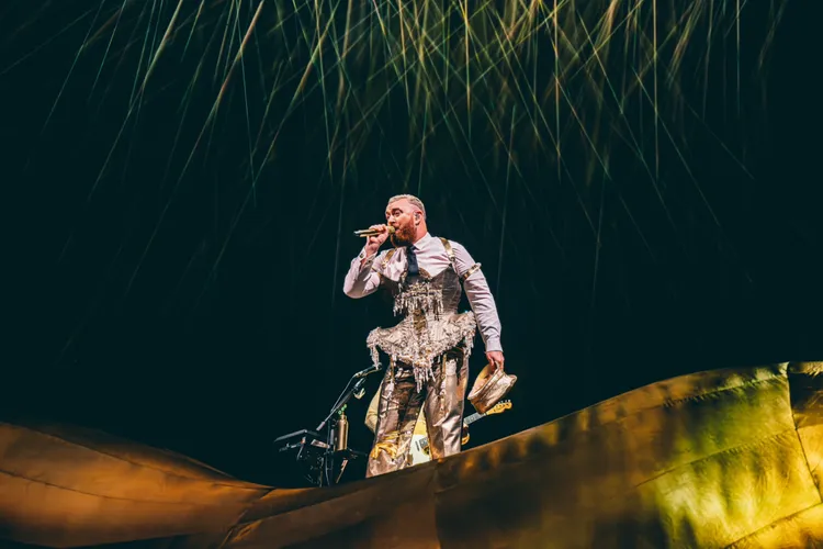 山姆史密斯今晚吸引1.1萬人次朝聖。寬宏藝術提供