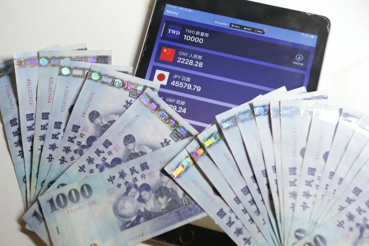 台幣上半年貶值1.37% 央行砸8.8億美元調節｜壹蘋新聞網