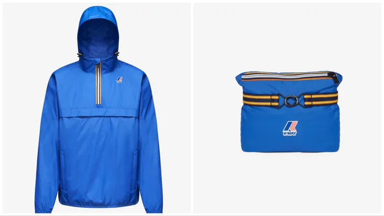 K-Way Le Vrai可收納防水透氣套頭衫，4600元。品牌提供