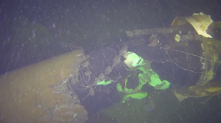 管道嚴重毀損。路透社