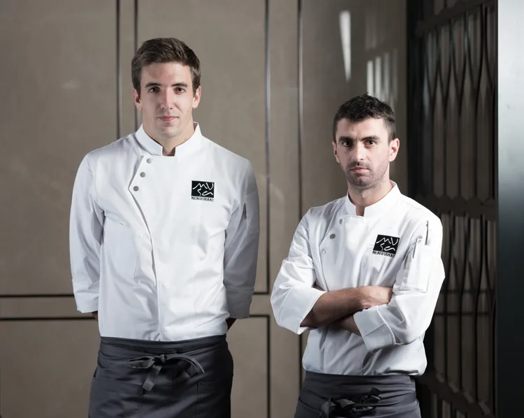 渥達尼斯磨坊雙主廚Govinda(左)與Adrian(右)。業者提供