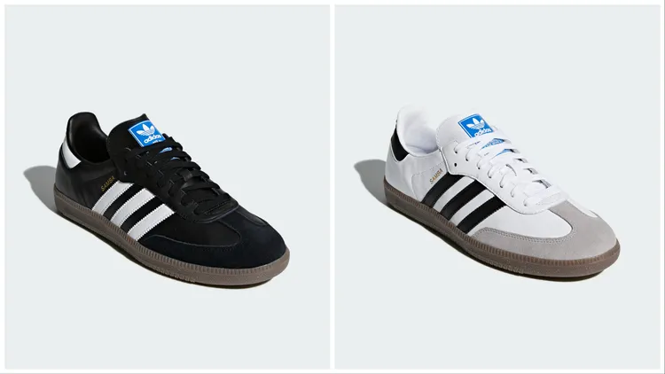 adidas Originals Samba，各3490元。品牌提供