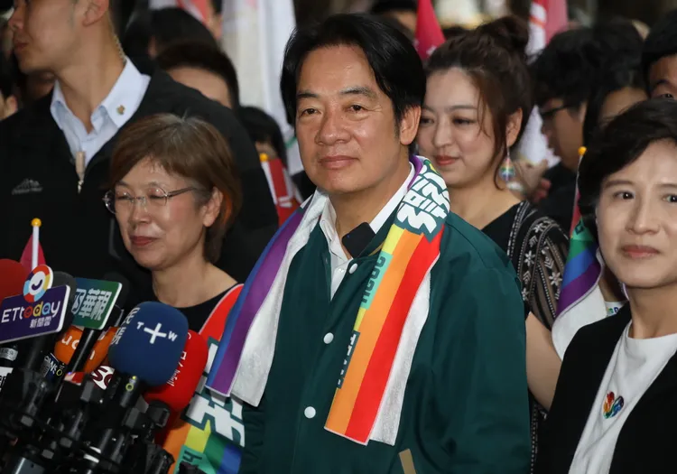 賴清德發表談話。攝影中心