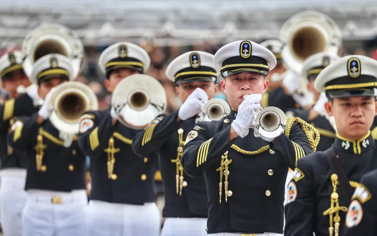 海軍官校表演。林林攝