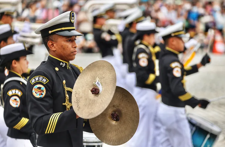 海軍官校表演。林林攝