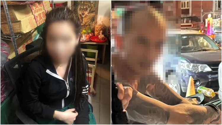 陳姓主嫌(右)的23歲阮姓越南籍女友原本也是應召女，因神似港星李若彤，協助管理其他應召女。翻攝自記者爆料網