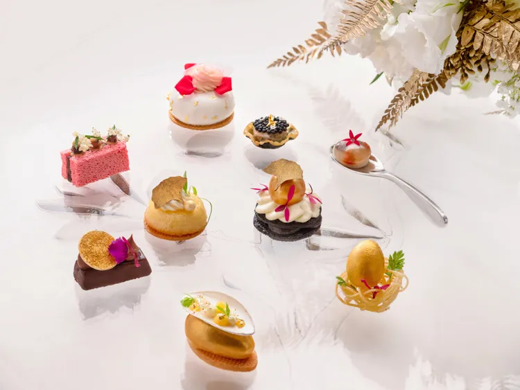 下午茶擁有5款甜點6款鹹點。品牌提供