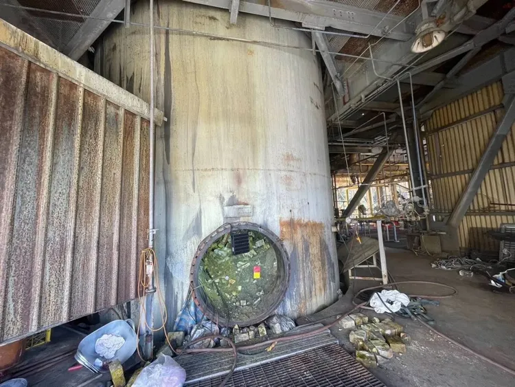 工安意外現場。資料照片