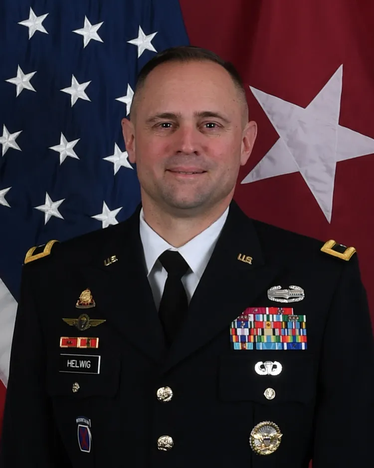 美國陸軍第8戰區支援指揮部指揮官海威格少將。翻攝美軍印太司令部官網