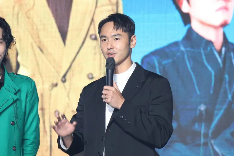 阮經天回應電影被捲入抄襲。娛樂中心攝