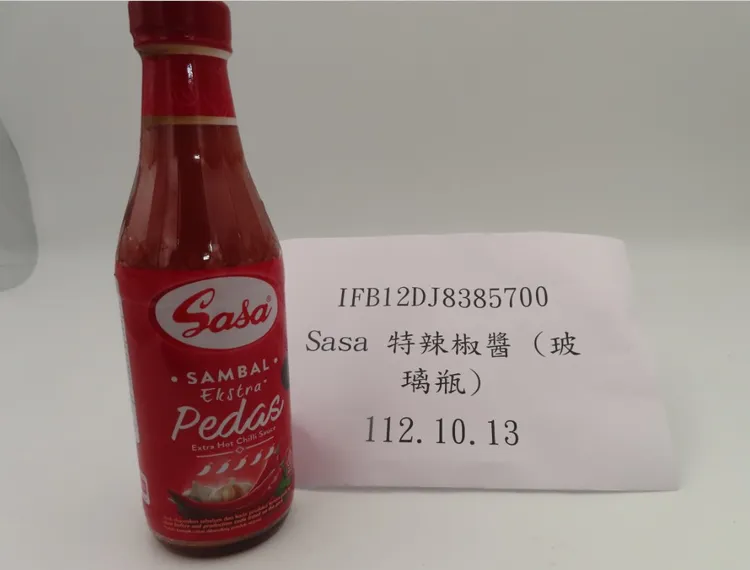 印尼「Sasa 特辣椒醬」。食藥署提供