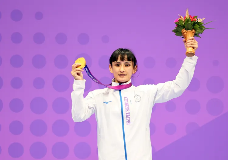 谷筱霜中華隊第19金。中華奧會