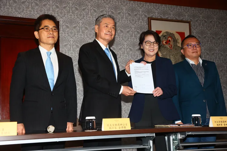 藍白會前會對於產生在野最強候選人沒有共識。資料照片，彭欣偉攝