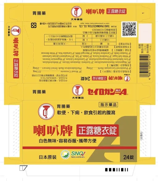 日本「喇叭牌正露糖衣錠」出包 國內緊急回收逾37萬顆