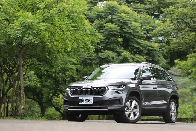 Škoda Kodiaq今年以1594台的累積掛牌數，穩坐進口七人座SUV銷售冠軍寶座。林浩昇攝