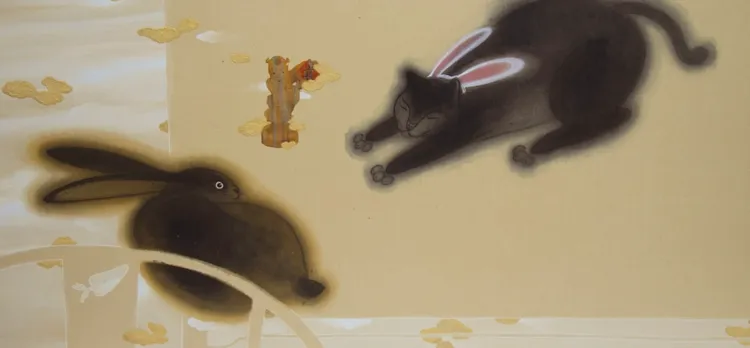 擅長水墨畫的蔡名璨，在作品中可發現到許多詼諧、可愛、天真等元素，12月前旅客也可於飯店的藝廊專區欣賞「萌趣水墨。好時光」展覽作品。業者提供