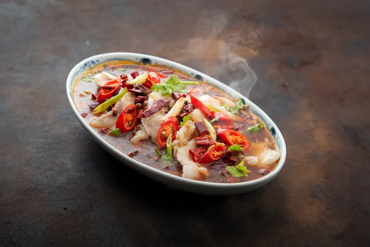 麻香水煮魚。翻攝畫面