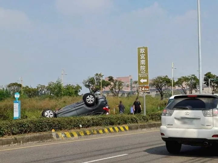 警方正調查車禍過程與原因。取自臉書「朴子民意觀察站」