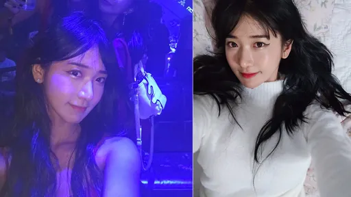 「企鵝妹」夜店照流出!解放好身材 細肩帶紅色洋裝太惹火