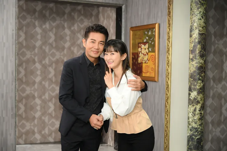 陳珮騏（右）和謝承均私下交情好。三立提供