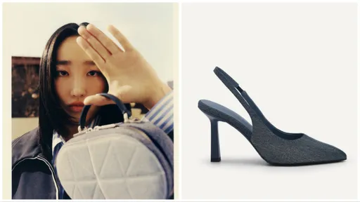 PEDRO替高跟鞋穿單寧新衣　必收撞色拼接復古橢圓小包