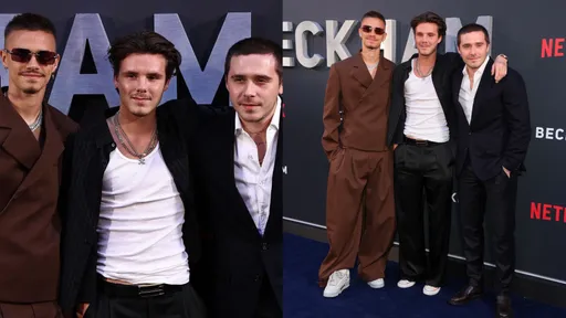 貝克漢家3帥兒合體 次子羅密歐全套LV帥贏哥哥和弟弟