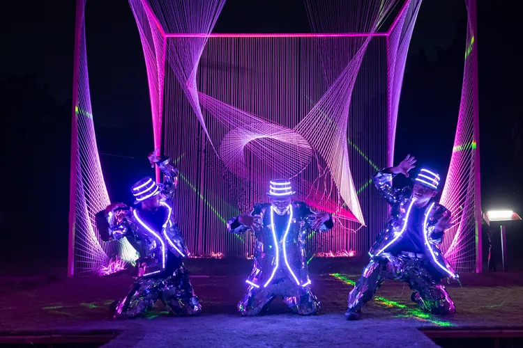 活動現場規畫相關表演活動。嘉市府提供