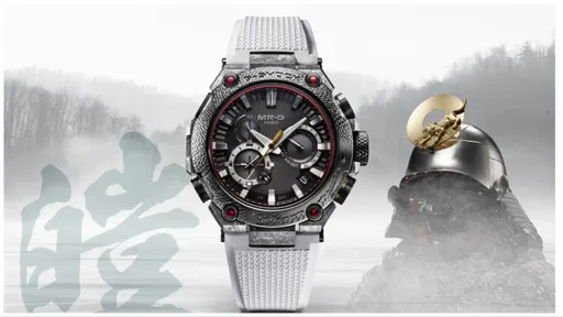 G-SHOCK端顶级「日本武士头盔」表款 老虎图腾、红宝石暗藏表圈
