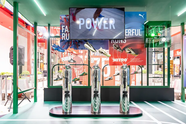 《PUMA 75TH F.F.F 特展》展區。品牌提供