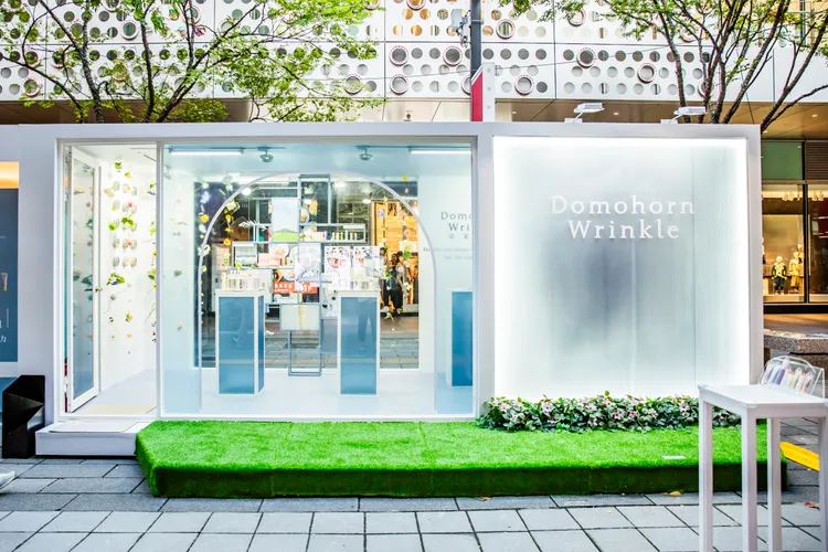 信義香堤大道設有多家品牌的限定快閃店。台北時裝周提供