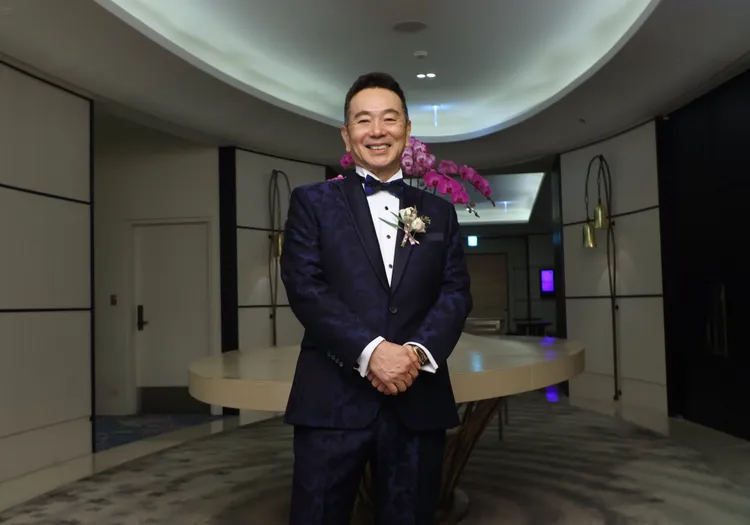 張晨光笑容滿面。攝影中心攝