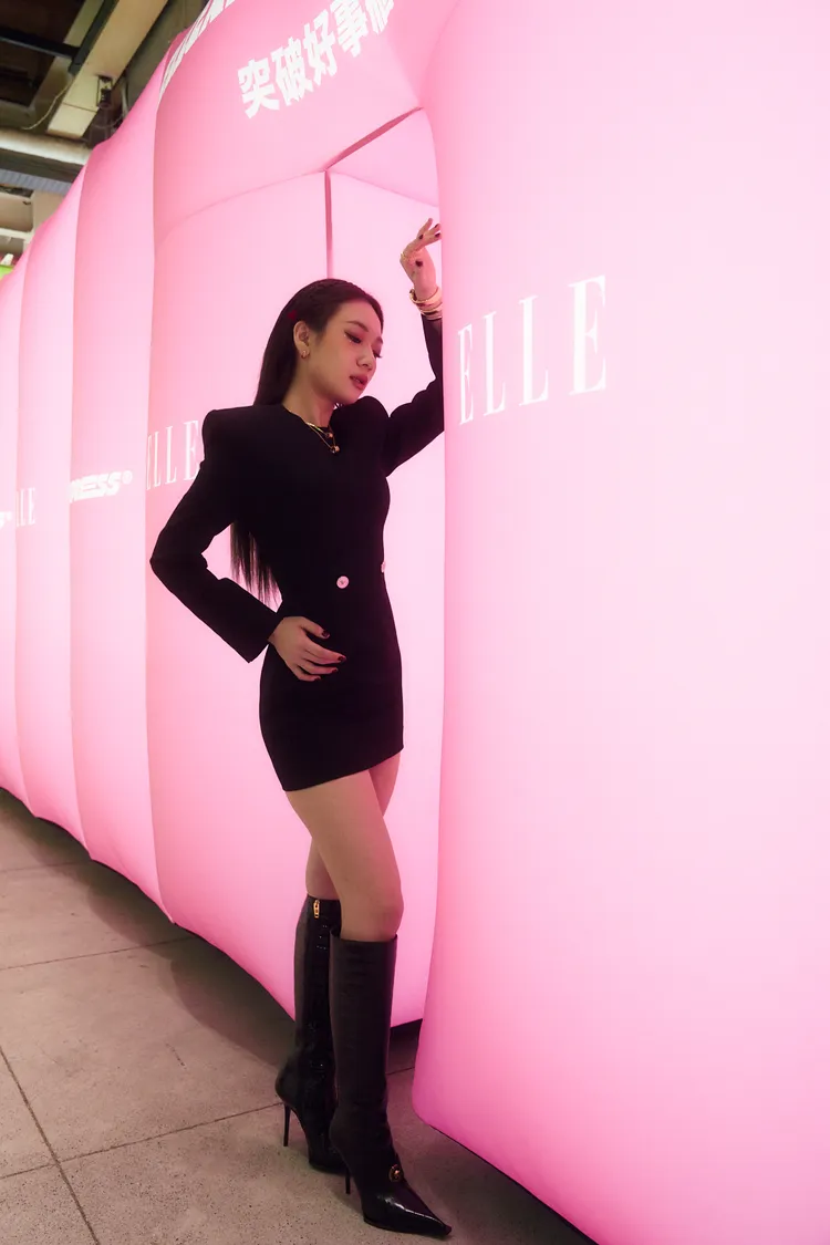 出席ELLExpress好事快遞展覽記者會。品牌提供