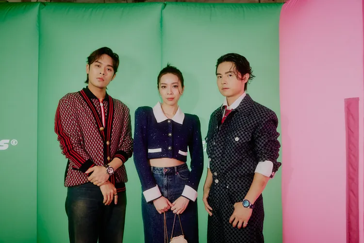 告五人出席ELLExpress好事快遞展覽記者會。品牌提供