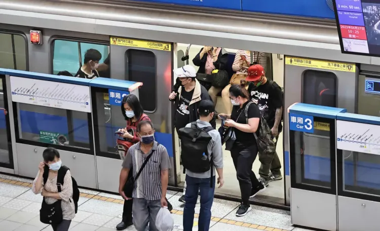 台北捷運圖。資料照片