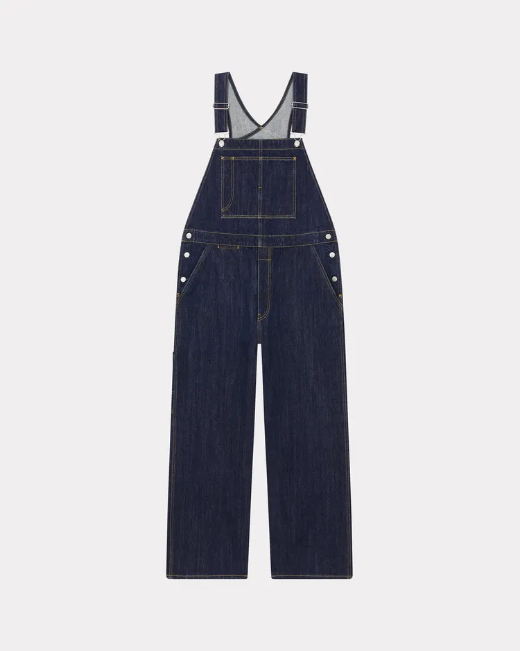 KENZO x LEVI'S水洗藍丹寧吊帶褲，2萬1800元。品牌提供