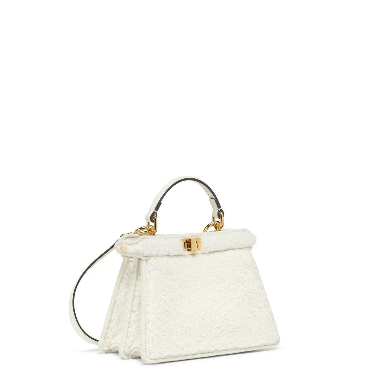 FENDI羔羊绒Peekaboo ISeeU Petite,14万7000元。品牌提供