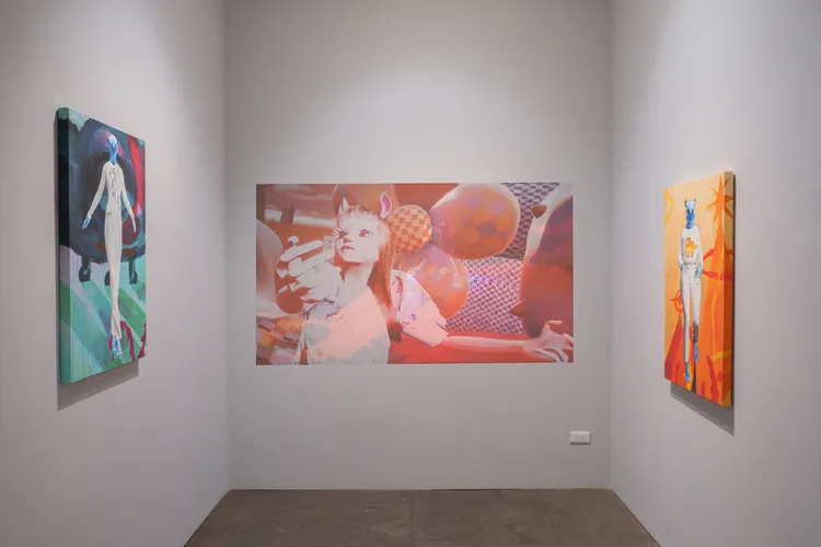 Claudia Wang 2024春夏系列以貓咪、玫瑰花作為主要元素。品牌提供