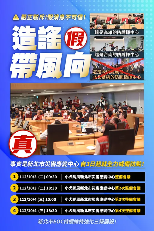 北北基桃市长台风天出席国庆酒会挨批 新北市府拿这大咖行程反击了