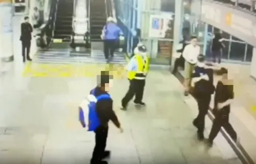 醉漢大鬧北捷月台還無視保全與捷警　右鉤拳襲警下場就是被壓制在地