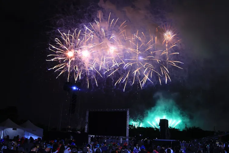 國慶焰火。市府提供