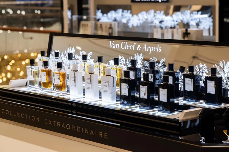 梵克雅寶微風信義旗艦香氛專門店香氛試香區。品牌提供