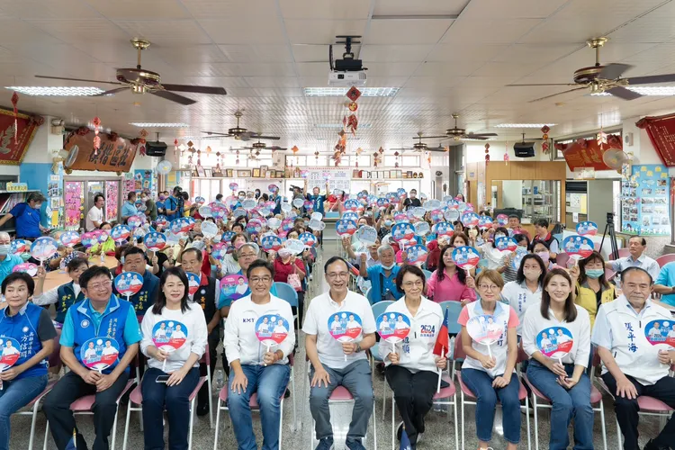 朱立倫南下高雄輔選。曹桓榮提供